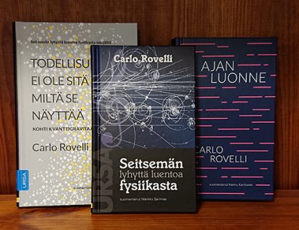 Carlo Rovelli -kirjapaketti